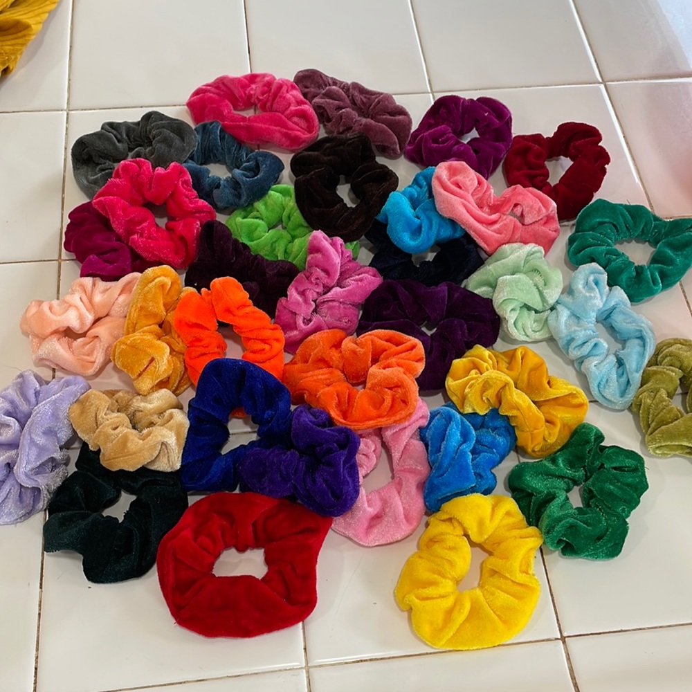 34 Soft Hair Scrunchies